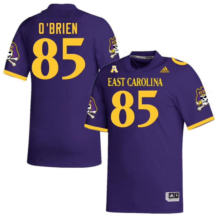 #85 Triston O'Brien East Carolina Pirates College Football Jersey Stitched-Purple